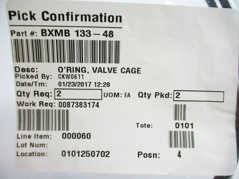 SPARE PART BXMB133-48 (PKG OF 2) NSMP
