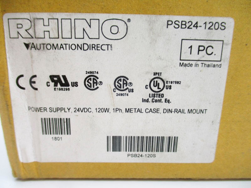 RHINO PSB24-120S 100-240V 2.5A NSMP