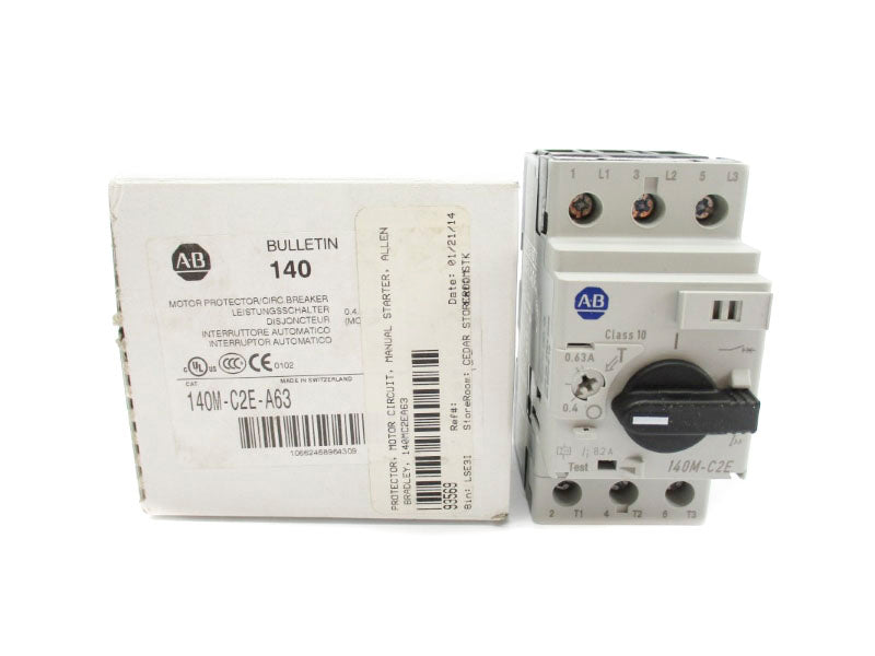 ALLEN BRADLEY 140M-C2E-A63 SER. C 690V 0.4-0.63A NSMP