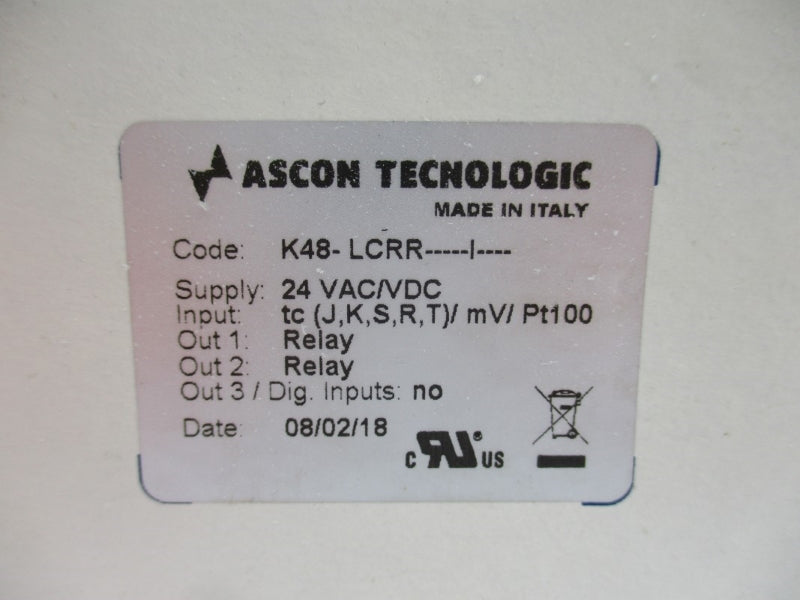 ASCON TECNOLOGIC K48-LCRR 24VAC/DC NSMP