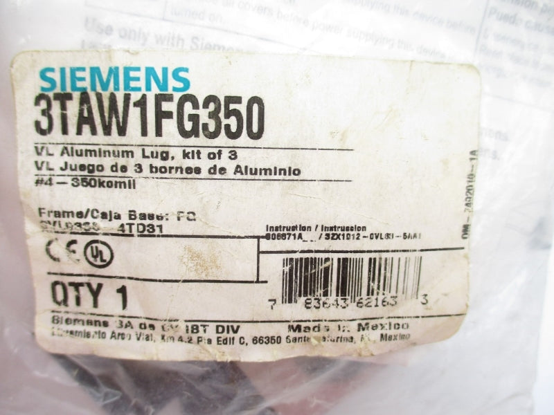 SIEMENS 3TAW1FG350 (PKG OF 3) NSMP