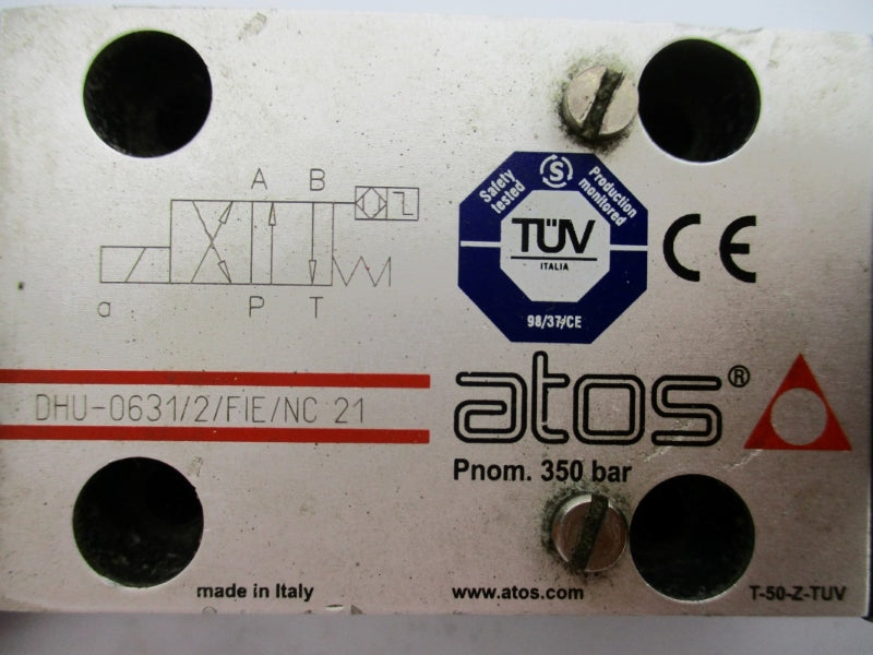 ATOS DHU-0631/2/FIE/NC21 10-30VDC UNMP