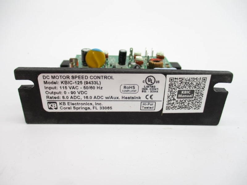 KB ELECTRONICS KBIC-125 9433L 115VAC 12A NSMP