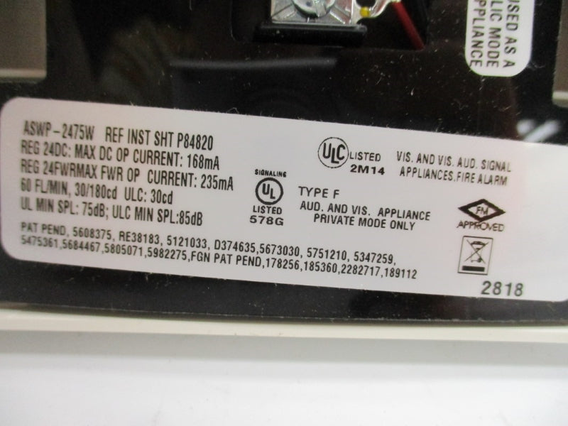 SPARE PART ASWP-2475W 24VDC NSNP
