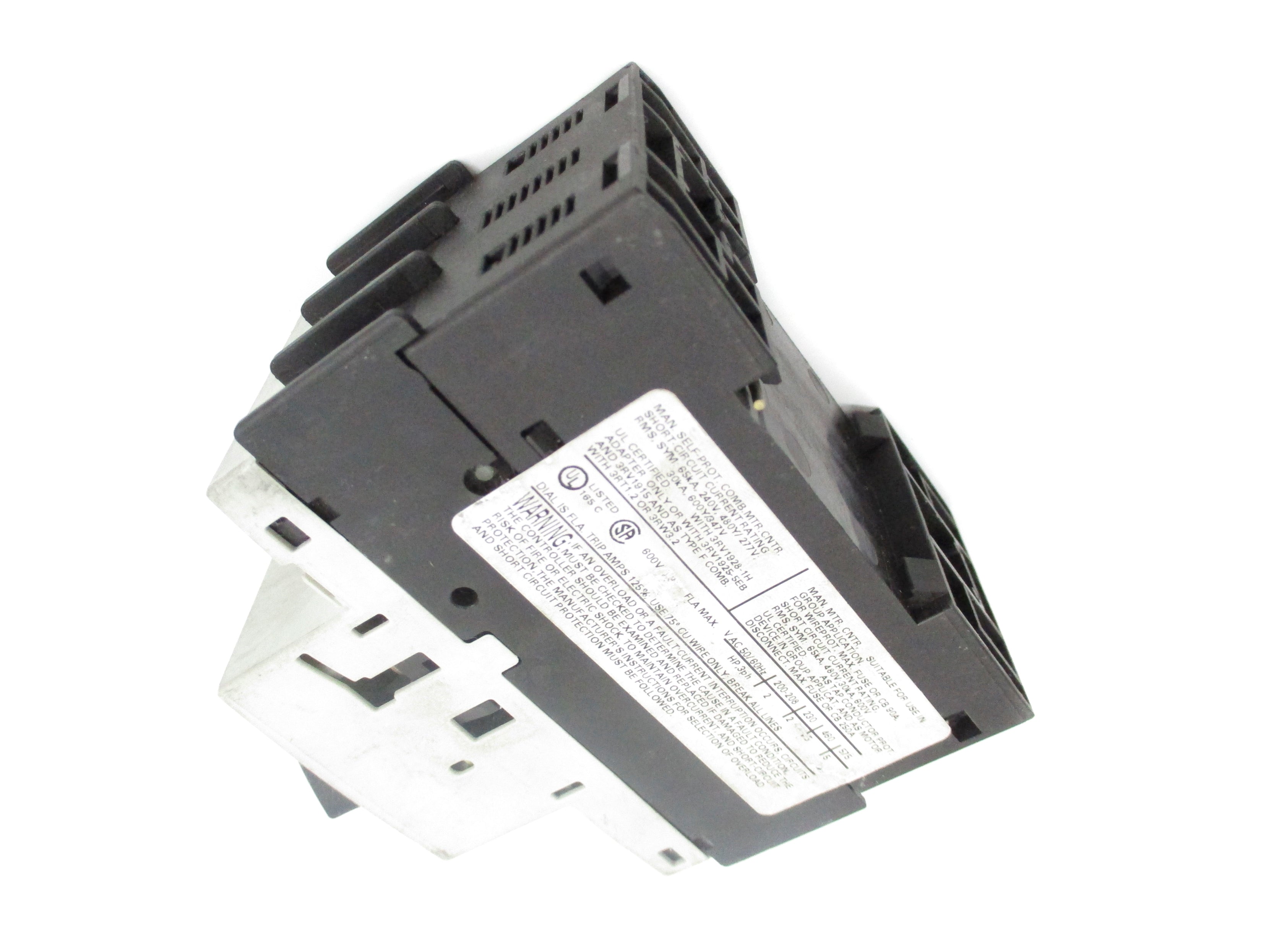 SIEMENS 3RV1021-1GA10 4.5-6.3A 600V (AS PICTURED) NSNP