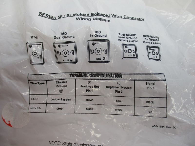 CONNECTOR CABLE A56-1354 SER. 5F/5J NSMP