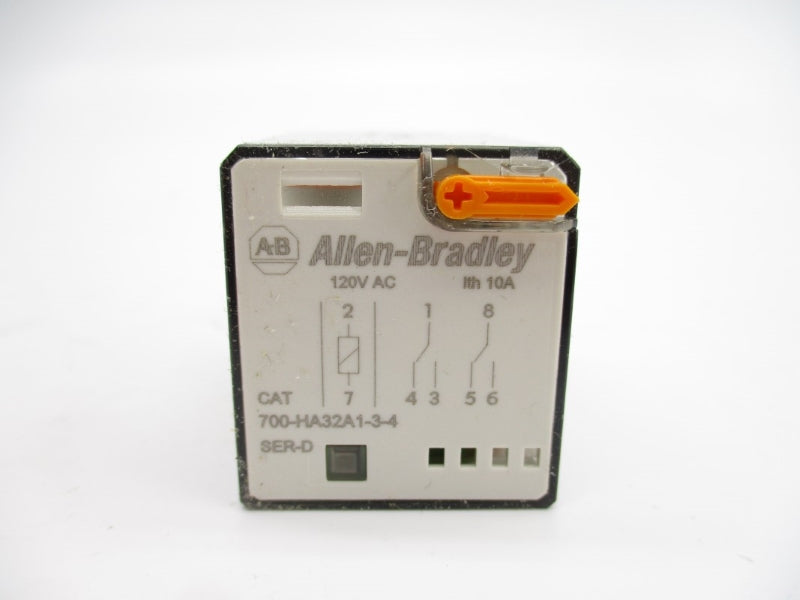 ALLEN BRADLEY 700-HA32A1-3-4 SER. D 120VAC 10A (WH) NSMP