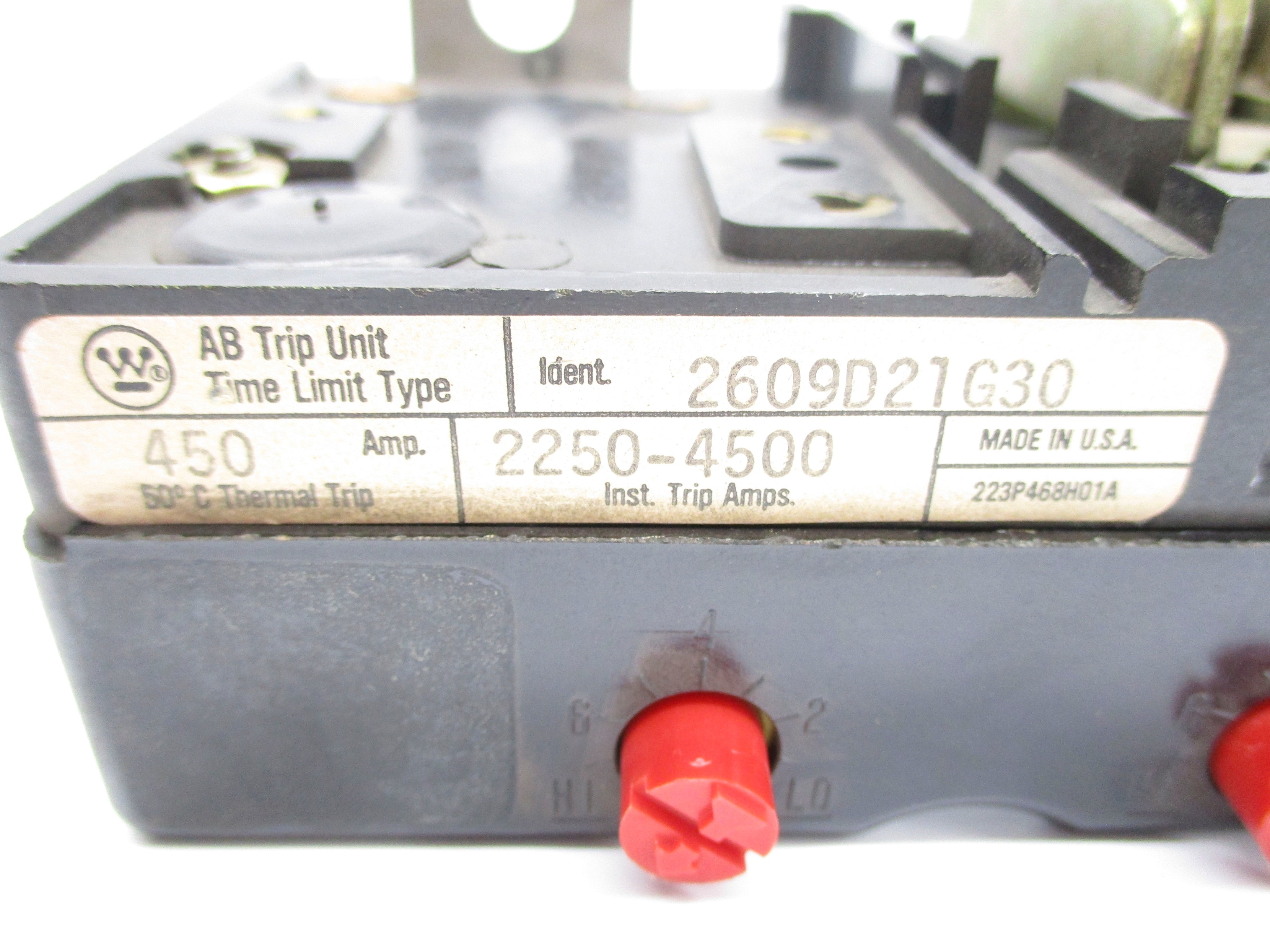 WESTINGHOUSE 2609D21G30 450A NSNP