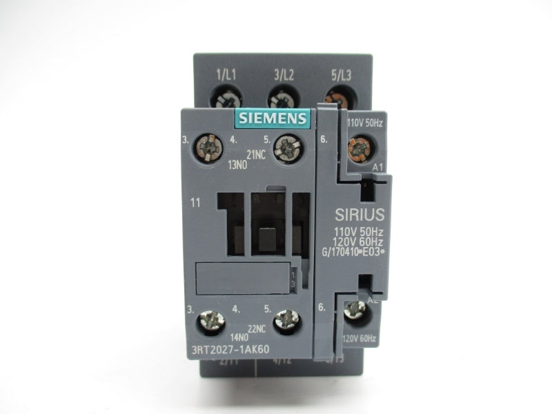 SIEMENS 3RT2027-1AK60 110/120V 32A NSMP