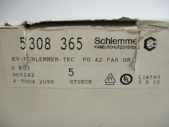 SCHLEMMER 5308365 (PKG OF 5) NSMP