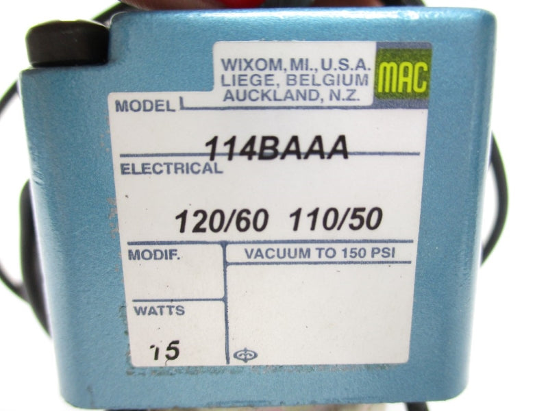 MAC 114BAAA 110/120V 150PSI NSNP