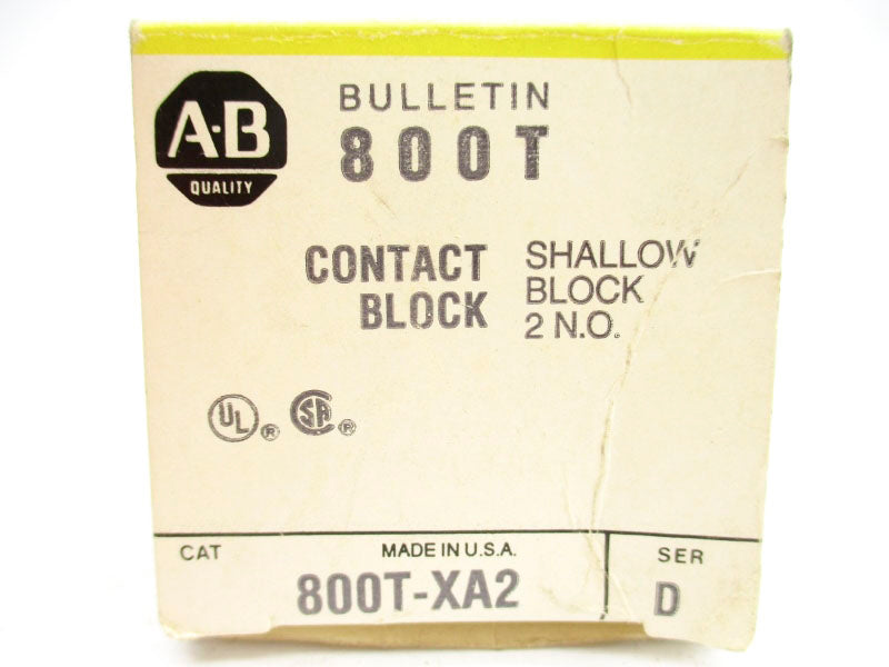 INDUSTRIAL SPARE PART 800T-XA2 SER. D (BK/YL) NSMP