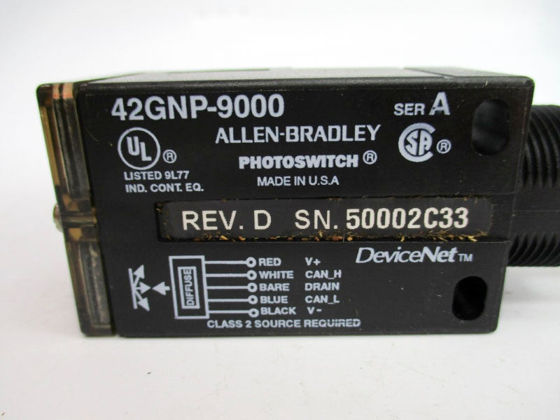 ALLEN BRADLEY 42GNP-9000 SER. A (BR/WH) NSMP