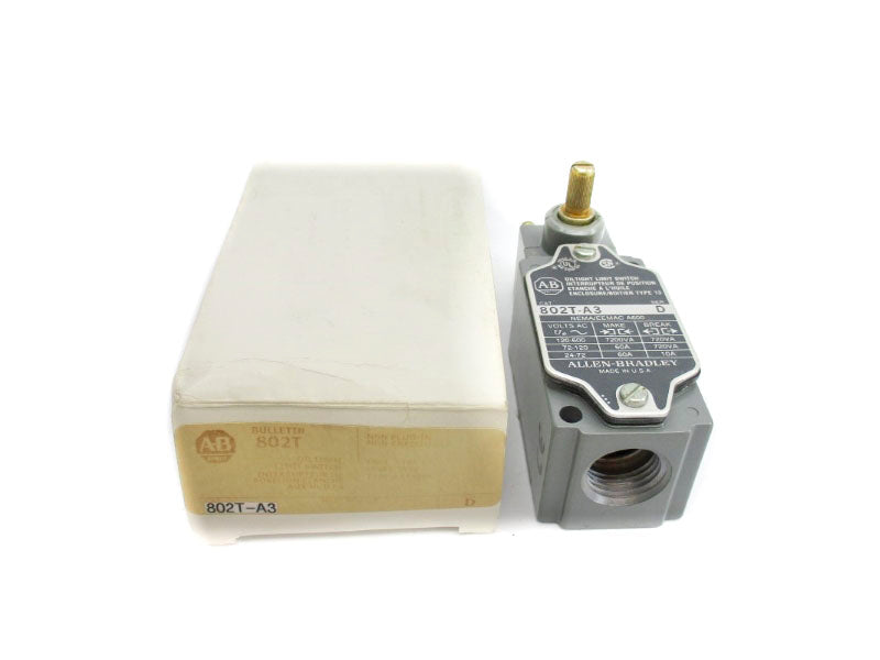 ALLEN BRADLEY 802T-A3 SER. D 120-600VAC 60A (WH) NSMP