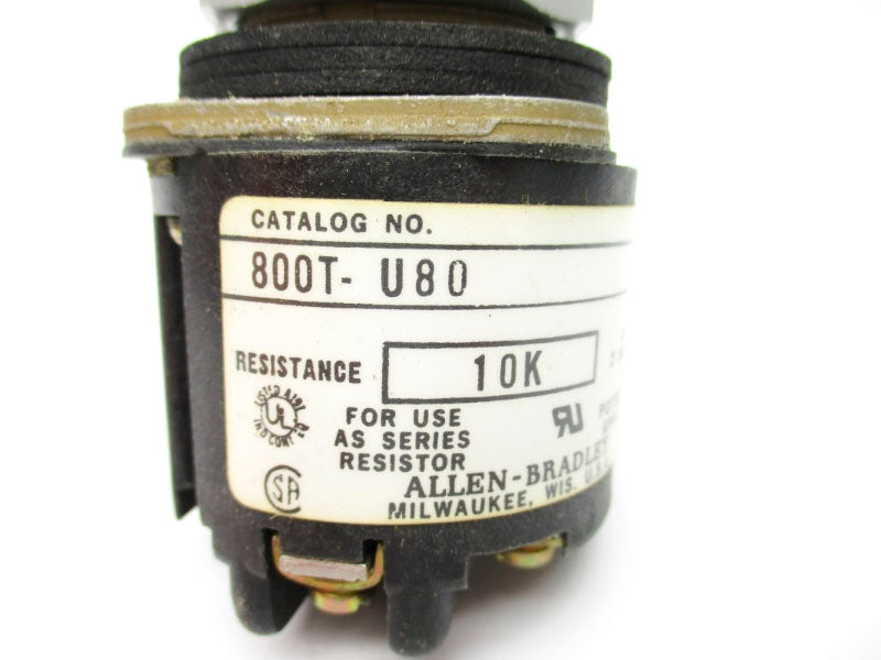 ALLEN BRADLEY 800T-U80 SER. P 300VAC NSNP