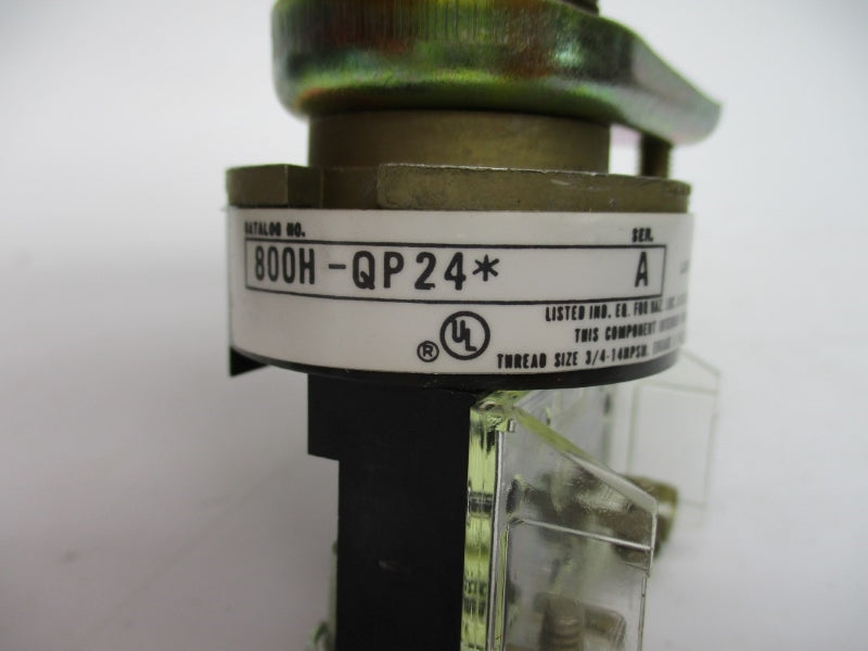 ALLEN BRADLEY 800H-QP24* SER. A 24VAC/DC (AS PICTURED) NSNP