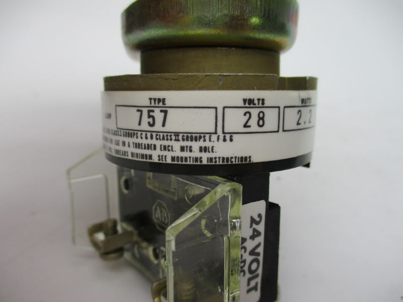 ALLEN BRADLEY 800H-QP24* SER. A 24VAC/DC (AS PICTURED) NSNP