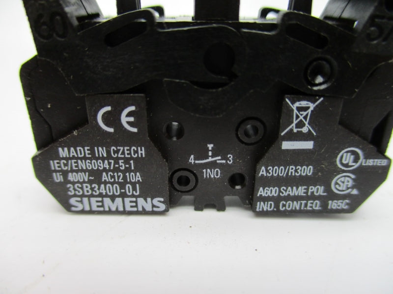 SIEMENS 3SB3400-0J 400V 10A NSNP