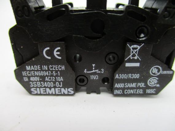 SIEMENS 3SB3400-0J 400V 10A NSNP