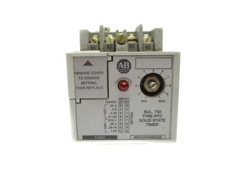 ALLEN BRADLEY 700RTC20200U1 SER. A 110/120VAC 30A UNMP