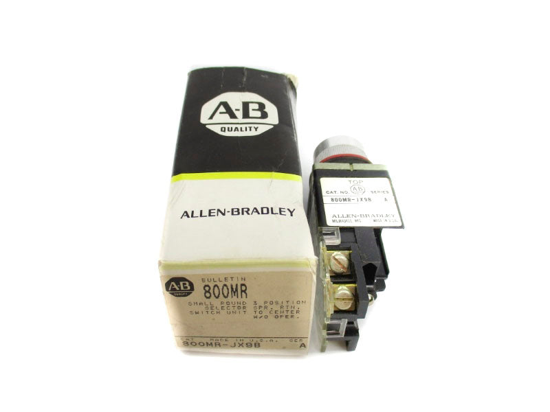 ALLEN BRADLEY 800MR-JX9B SER. A (BK/YL) NSMP