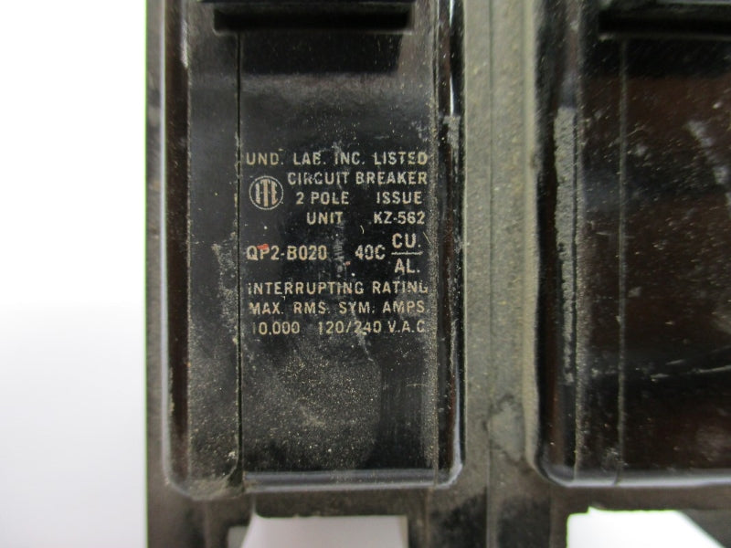ITE QP2-B020 120/240VAC 20A UNMP