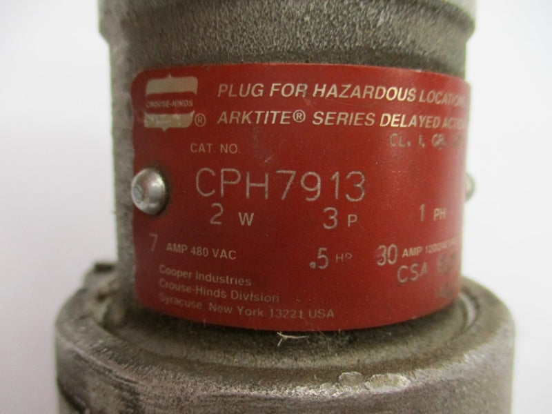 CROUSE HINDS CPH7913 480VAC 7A UNMP