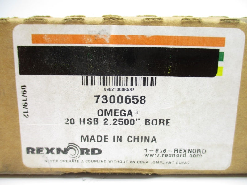 REXNORD 7300658 20HSB 2.2500" NSMP