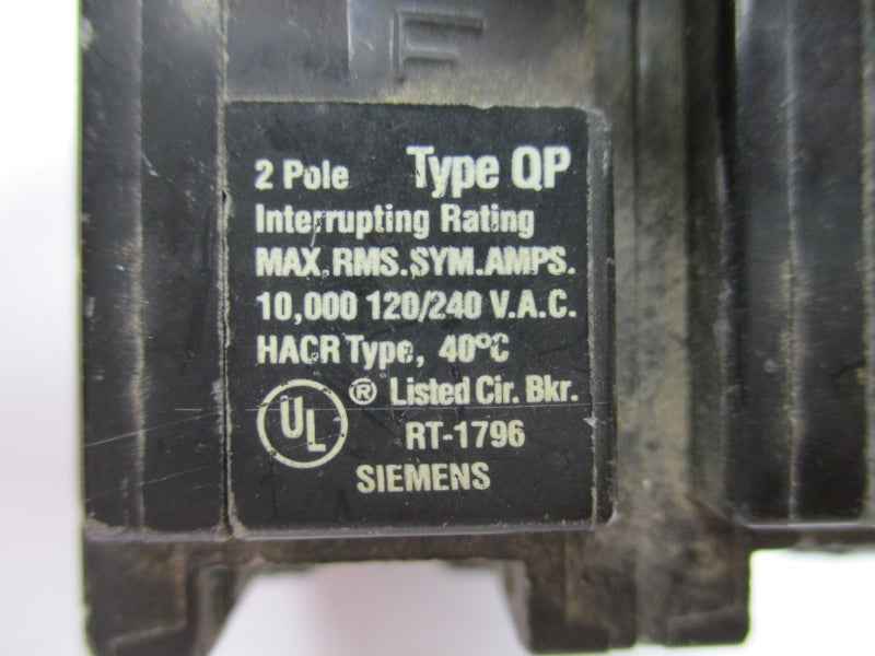 SIEMENS QP250 120/240VAC 50A UNMP