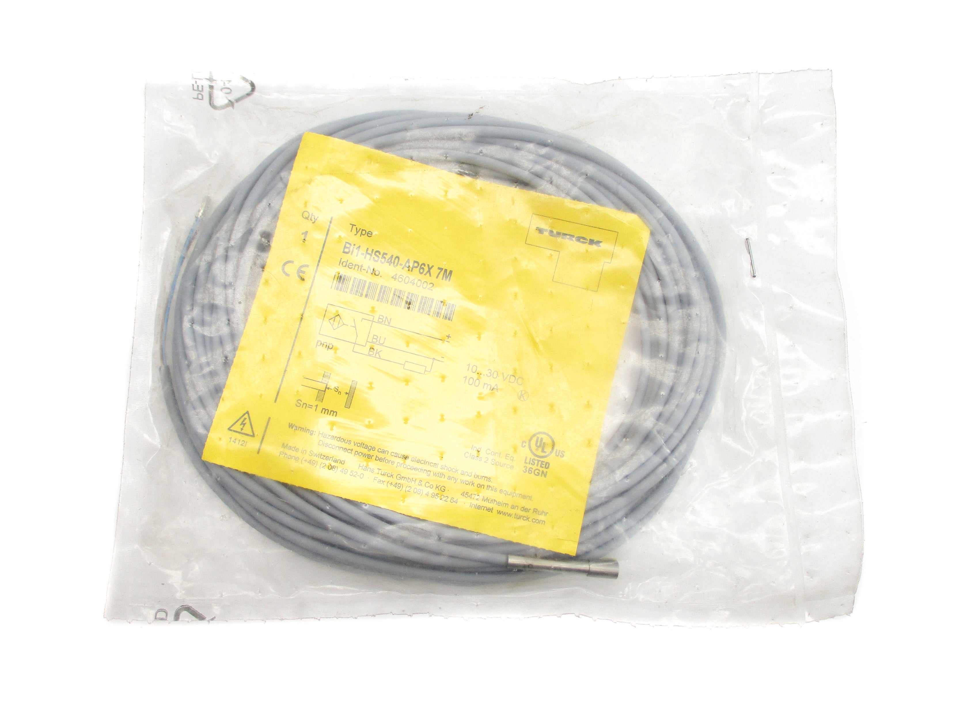 TURCK BI1-HS540-AP6X7M NSMP