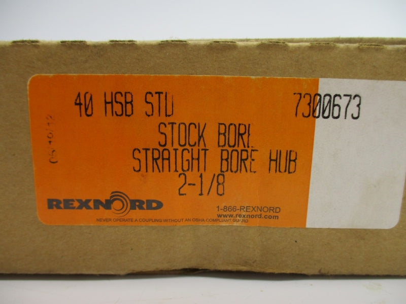 REXNORD 7300673 40HSB STD 2-1/8" NSMP