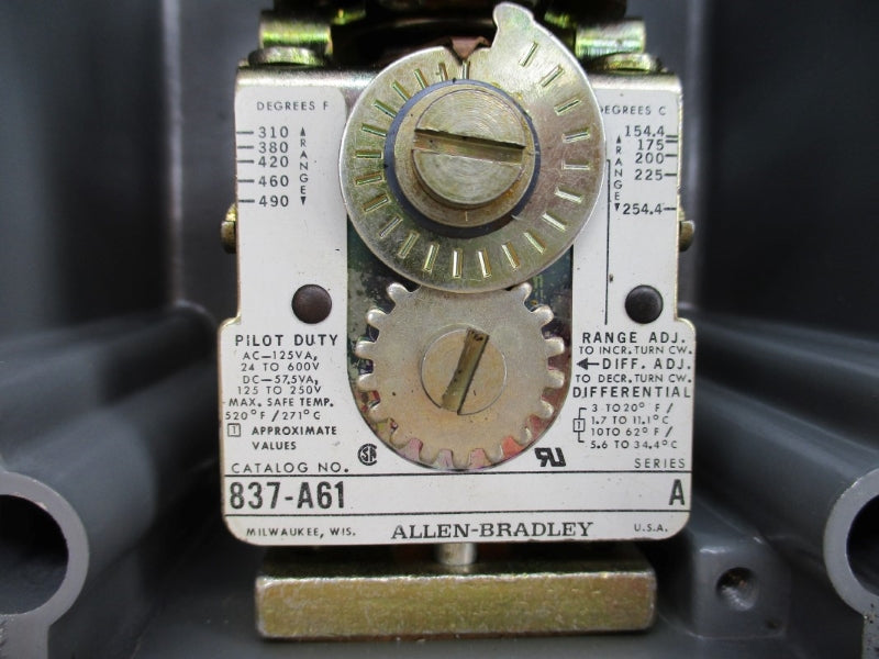 ALLEN BRADLEY 837-A61J SER. A 600V 520'F NSNP