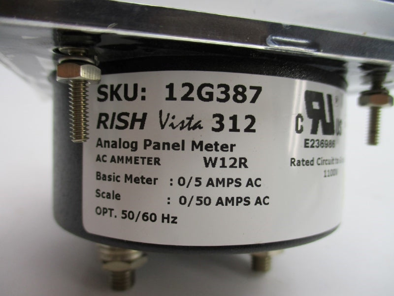 METER 12G387  0/50A NSNP