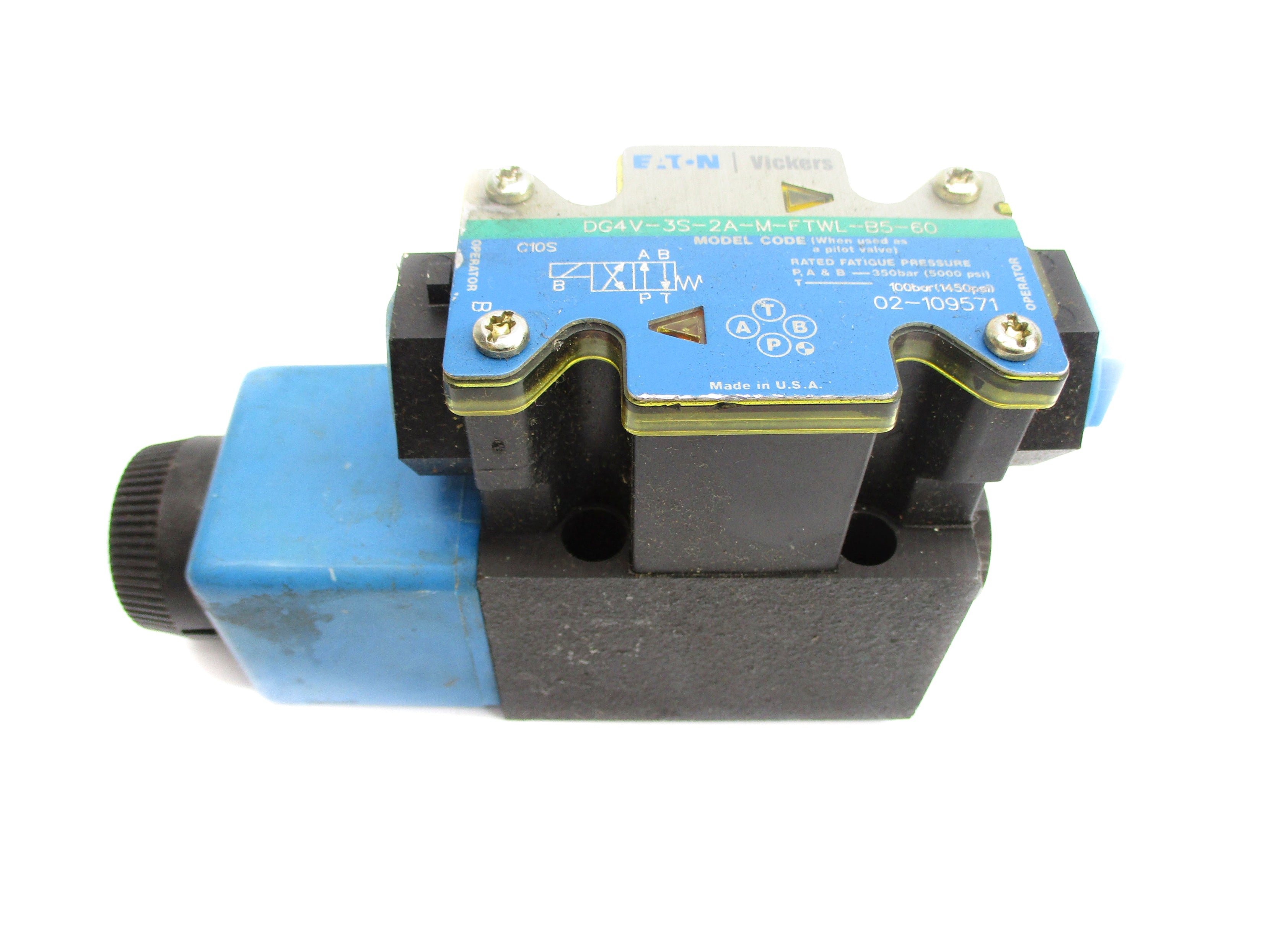 EATON DG4V3S2AMFTWLB560 02-109571 5000PSI 120V .46A NSNP