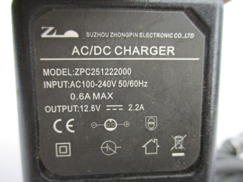 SUZHOU ZHONGPIN ELECTRONIC ZPC251222000 100-240V 0.6A NSNP
