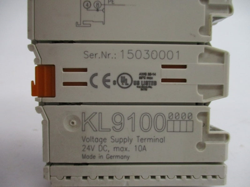 BECKHOFF KL9100 24VDC 10A NSNP