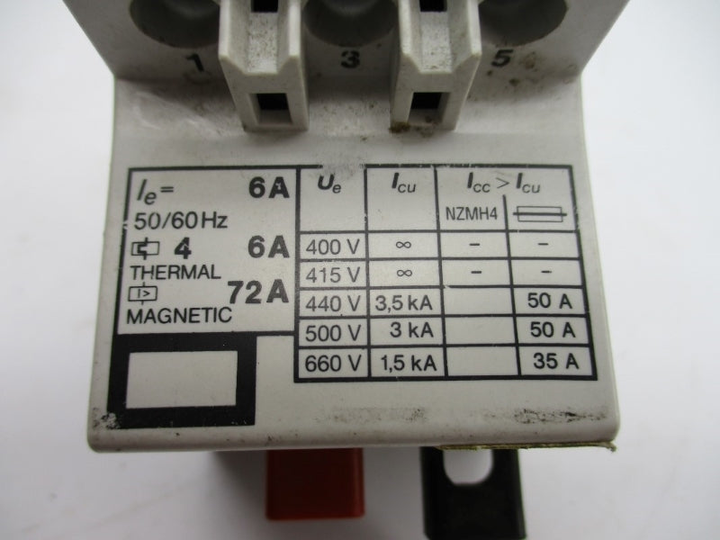 KLOCKNER MOELLER PKZM1-6 690V 6A UNMP