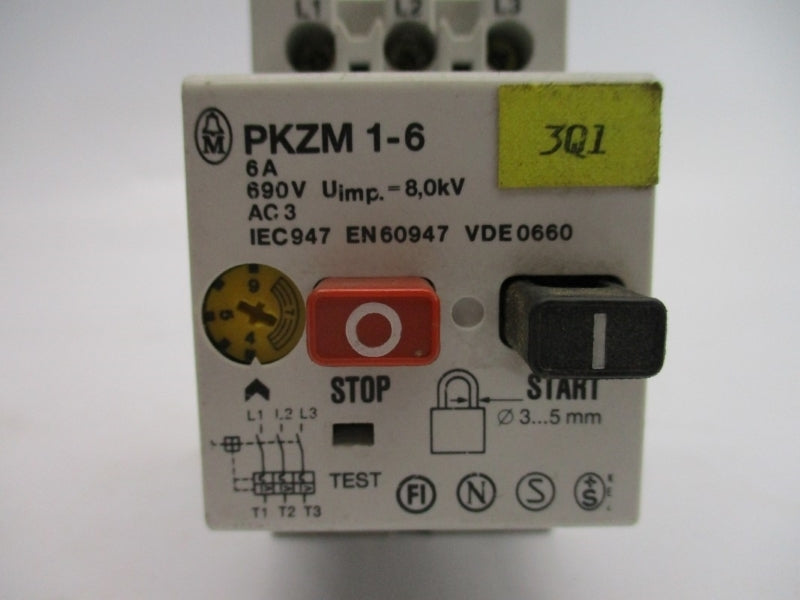 KLOCKNER MOELLER PKZM1-6 690V 6A UNMP