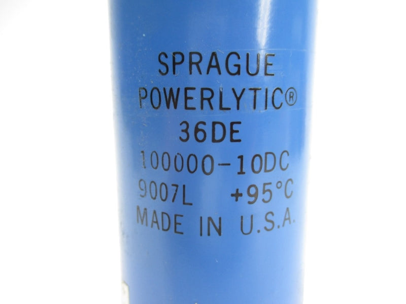 SPRAGUE POWERLYTIC 36DE 100000-10DC NSNP