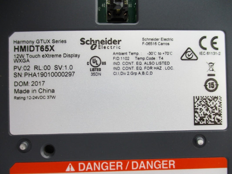SCHNEIDER ELECTRIC HMIDT65X 12-24VDC (AS PICTURED) NSNP