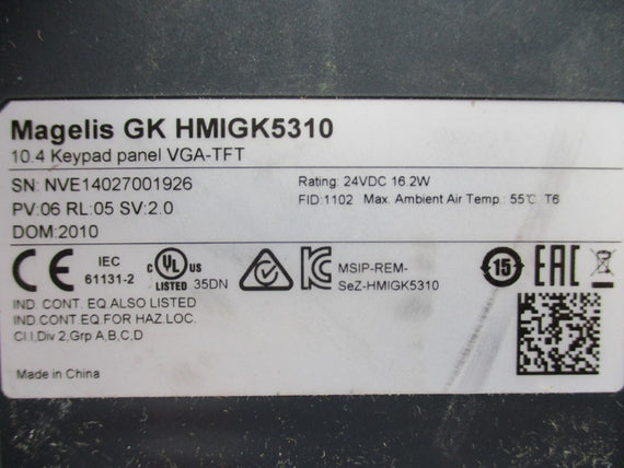 SCHNEIDER ELECTRIC HMIGK5310 24VDC NSNP