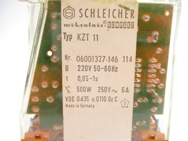 SCHLEICHER KZT11 06001327-146 220V 6A 0.05-1S NSNP