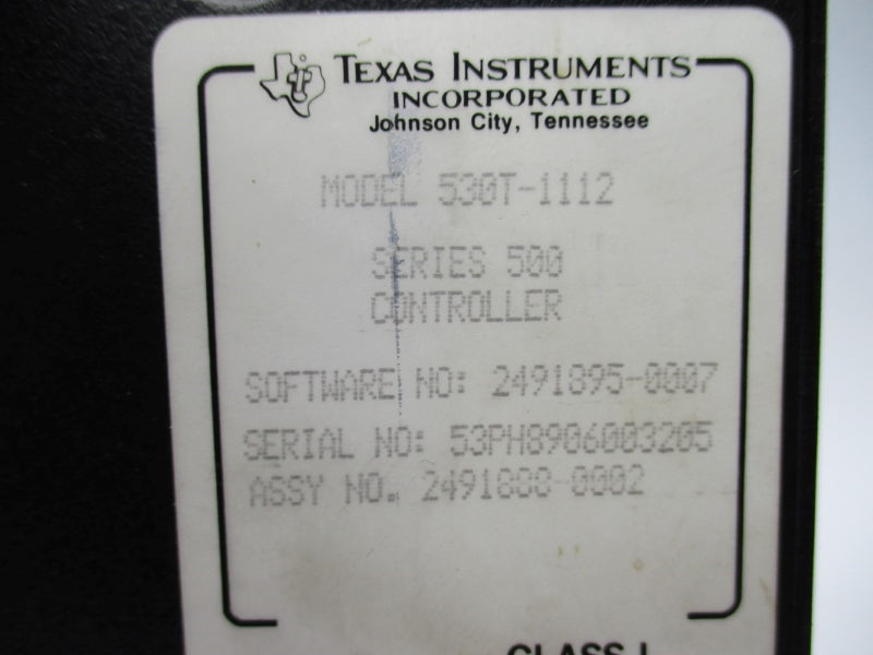 TEXAS INSTRUMENTS 530T-1112 SER. 500 (NO KEY) UNMP