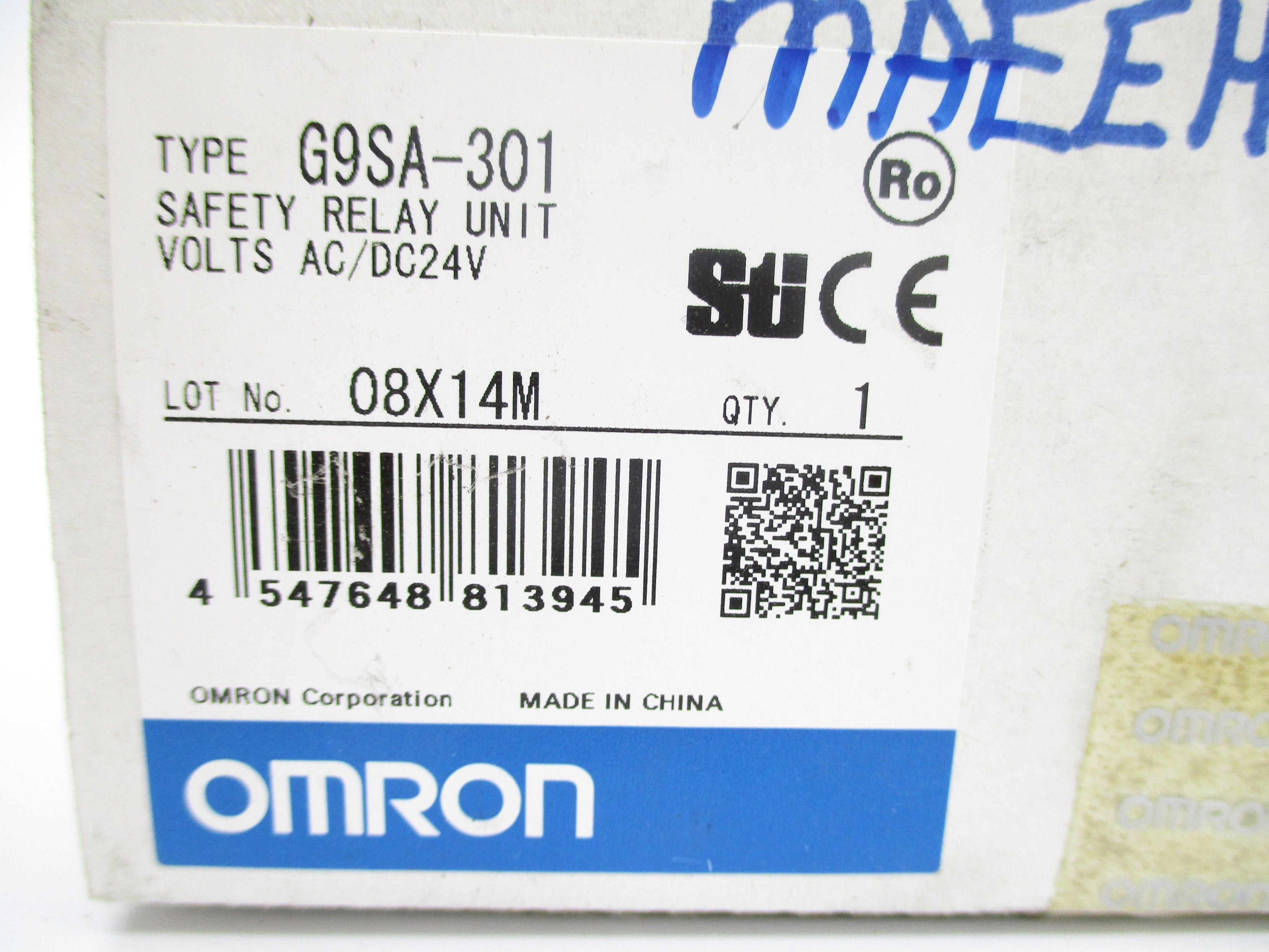OMRON G9SA-301 24VDC NSFS