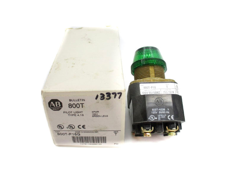 ALLEN BRADLEY 800T-P16G SER. T 120V (WH) NSMP