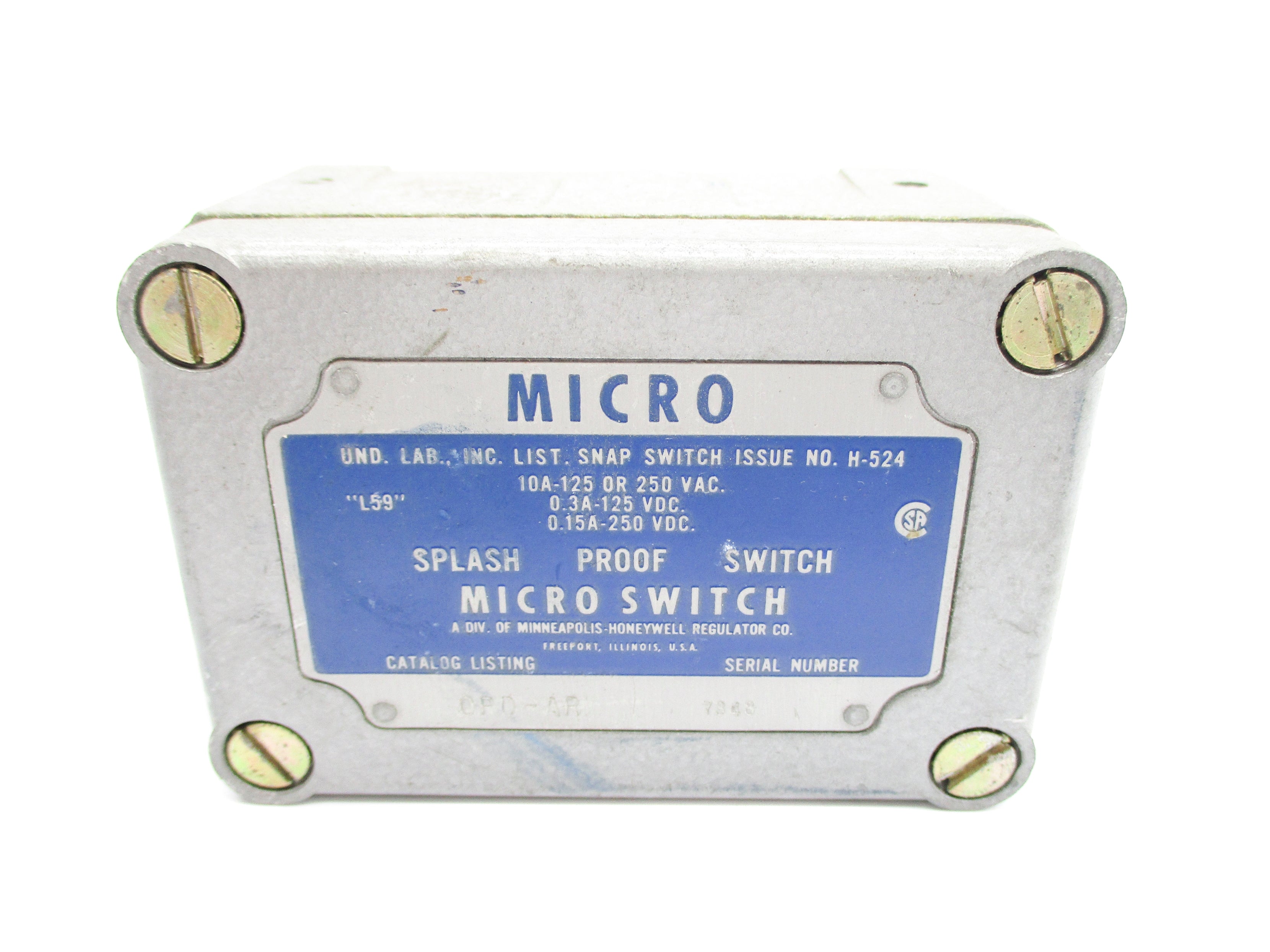 MICRO SWITCH OPD-AR (GREY) NSNP