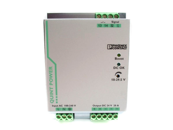 PHOENIX CONTACT QUINT-PS/1AC/24DC/20 2866776 100-240V 6.0-2.6A NSNP