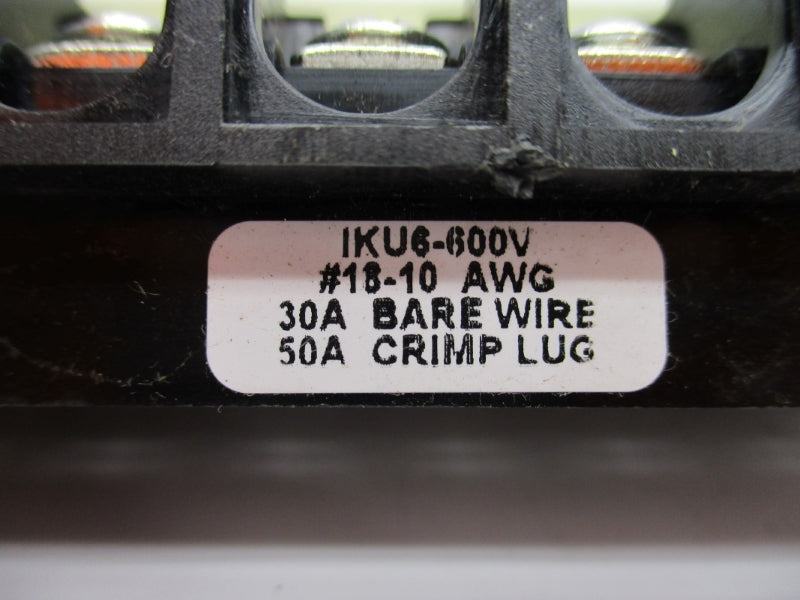 TERMINAL BLOCK IKU6-600V 600V 30/50A NSNP