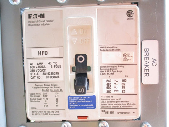 PRIMAX POWER P4600-3-125-100 W/ EXM 5100ES 480V 26A NSNP