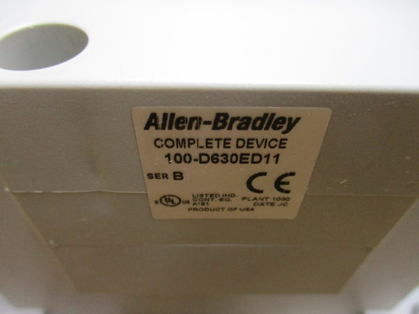 ALLEN BRADLEY 100-D630ED11 SER. B 110-130V 800A (BR/WH) NSMP